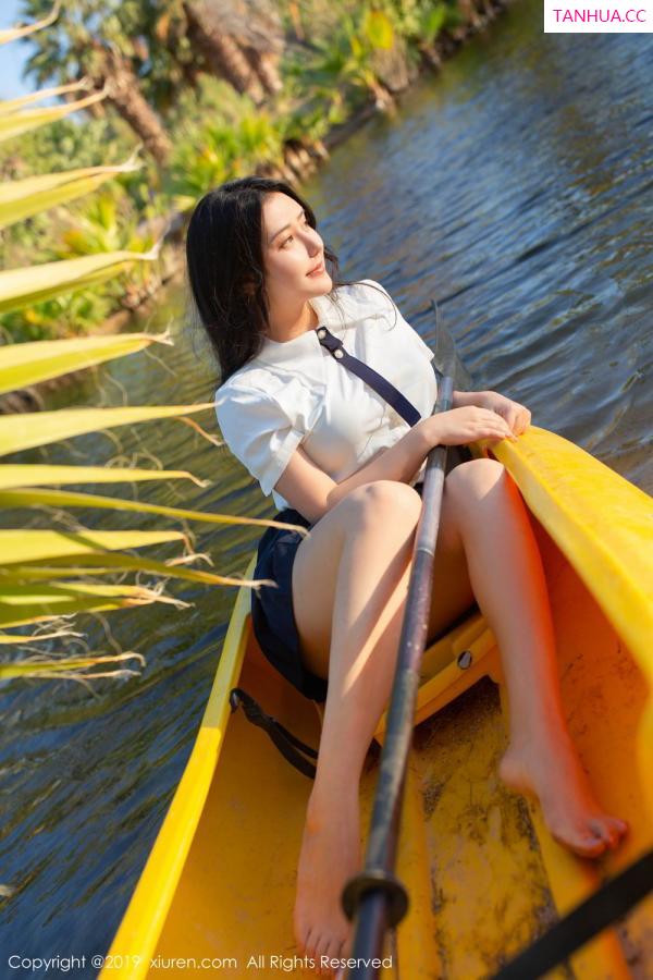 汤曼玲 玛鲁娜 [XIUREN]高清写真图 2019.10.11 Manuela玛鲁娜第15张图片